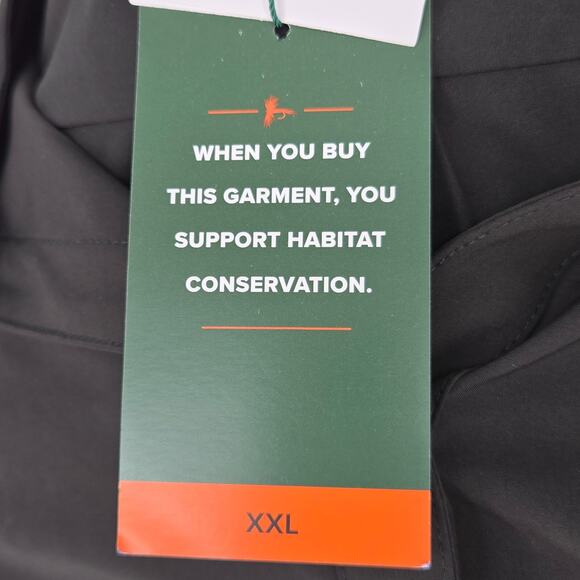 Orvis Dress Womens 2XL Black Henley Tie Waist Stretch Pockets Pack and Go New - Picture 13 of 16